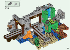 LEGO 21155 instructions page 133 – build guide