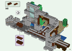 LEGO 21155 instructions page 141 – build guide