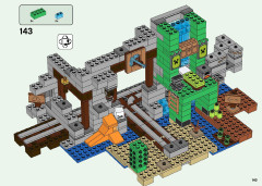 LEGO 21155 instructions page 143 – build guide