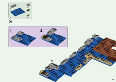 LEGO 21155 instructions page 25 – build guide