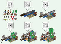 LEGO 21155 instructions page 4 – build guide