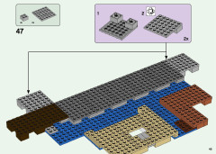 LEGO 21155 instructions page 45 – build guide