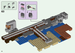 LEGO 21155 instructions page 62 – build guide