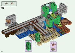 LEGO 21155 instructions page 98 – build guide