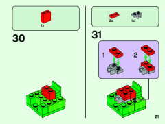 LEGO 21156 instructions page 21 – build guide