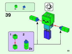 LEGO 21157 instructions page 33 – build guide