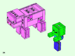 LEGO 21157 instructions page 34 – build guide