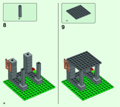 LEGO 21158 instructions page 14 – build guide