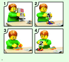LEGO 21158 instructions page 2 – build guide