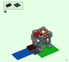 LEGO 21158 instructions page 21 – build guide