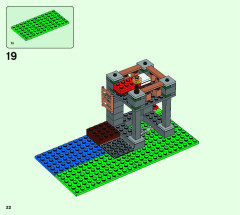 LEGO 21158 instructions page 22 – build guide