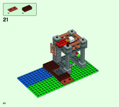 LEGO 21158 instructions page 24 – build guide