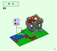 LEGO 21158 instructions page 27 – build guide