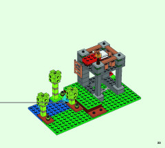 LEGO 21158 instructions page 33 – build guide