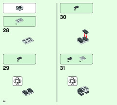 LEGO 21158 instructions page 34 – build guide