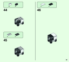 LEGO 21158 instructions page 39 – build guide