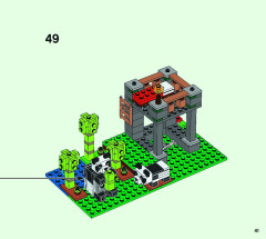 LEGO 21158 instructions page 41 – build guide