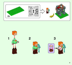 LEGO 21158 instructions page 5 – build guide