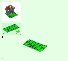LEGO 21158 instructions page 8 – build guide