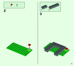 LEGO 21158 instructions page 9 – build guide