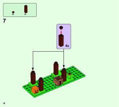 LEGO 21159 instructions page 14 – build guide