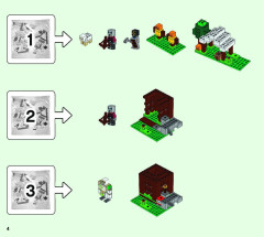 LEGO 21159 instructions page 4 – build guide