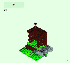 LEGO 21159 instructions page 43 – build guide