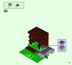 LEGO 21159 instructions page 45 – build guide