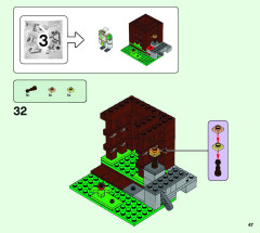 LEGO 21159 instructions page 47 – build guide