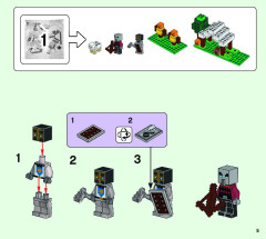 LEGO 21159 instructions page 5 – build guide