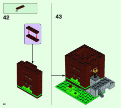 LEGO 21159 instructions page 52 – build guide