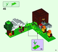 LEGO 21159 instructions page 55 – build guide