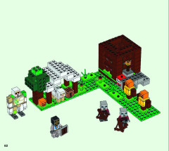 LEGO 21159 instructions page 62 – build guide