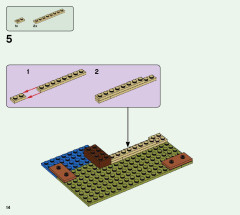 LEGO 21160 instructions page 14 – build guide