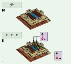 LEGO 21160 instructions page 34 – build guide