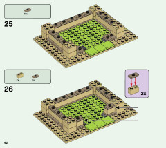 LEGO 21160 instructions page 42 – build guide