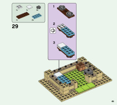 LEGO 21160 instructions page 45 – build guide