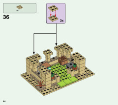 LEGO 21160 instructions page 54 – build guide