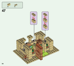 LEGO 21160 instructions page 58 – build guide