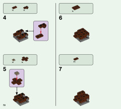LEGO 21160 instructions page 72 – build guide