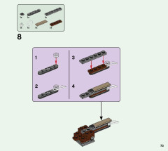 LEGO 21160 instructions page 73 – build guide