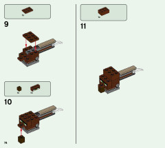 LEGO 21160 instructions page 74 – build guide