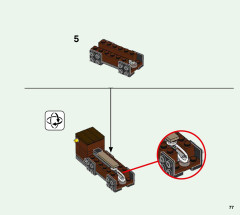 LEGO 21160 instructions page 77 – build guide