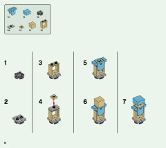LEGO 21160 instructions page 8 – build guide