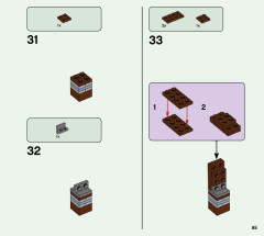 LEGO 21160 instructions page 85 – build guide