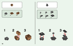 LEGO 21161 instructions page 10 – build guide