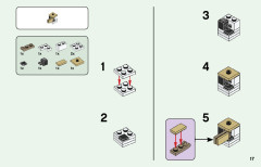 LEGO 21161 instructions page 17 – build guide