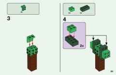 LEGO 21161 instructions page 23 – build guide