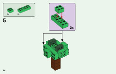 LEGO 21161 instructions page 24 – build guide