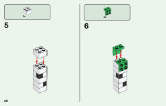 LEGO 21161 instructions page 28 – build guide
